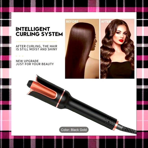 🌺 New Automatic Ceramic Curling Iron w  Adjustable Temperature Settings, - Picture 6 of 9